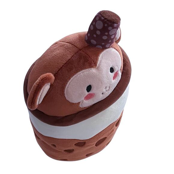Puchi Gumi Brown Sugar Bear Boba Tea Plush Stuffed Animal Toy Squish Kawaii - Picture 3 of 10